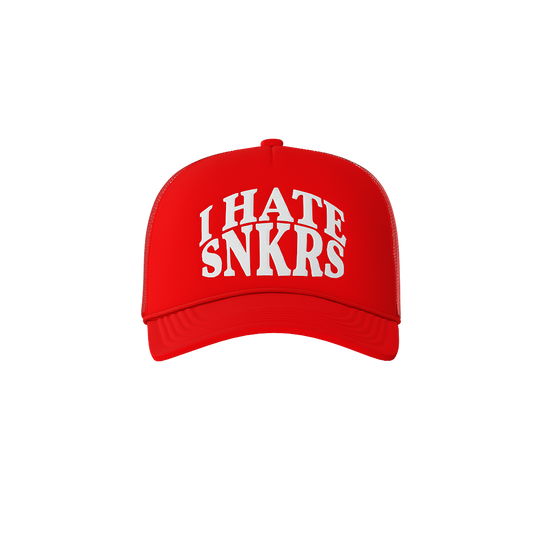 I Hate Snkrs Trucker Hat