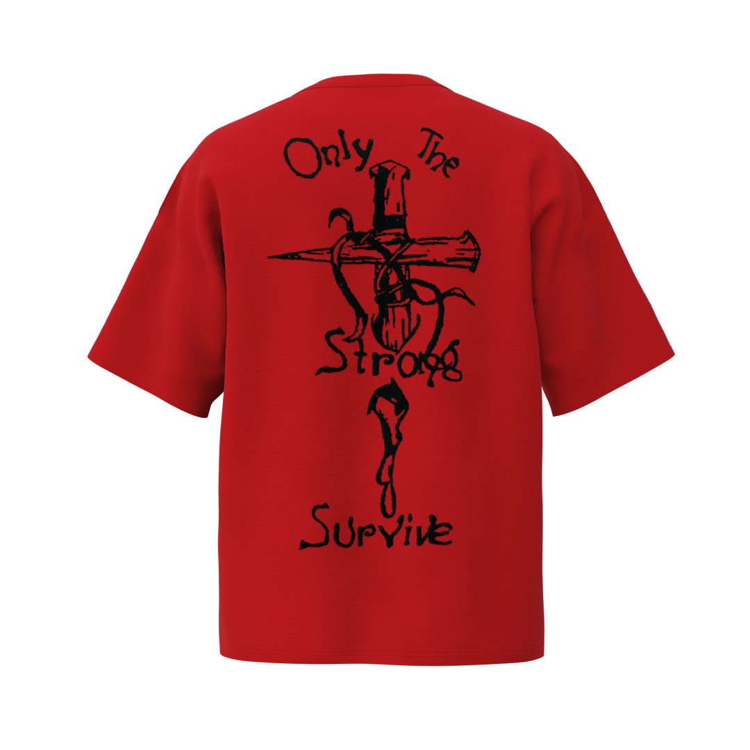 BUBBA CHUCK TEE RED (Order Ships Within 2 Weeks Or Less After CyberMonday!! All Sales Final No Exchanges)