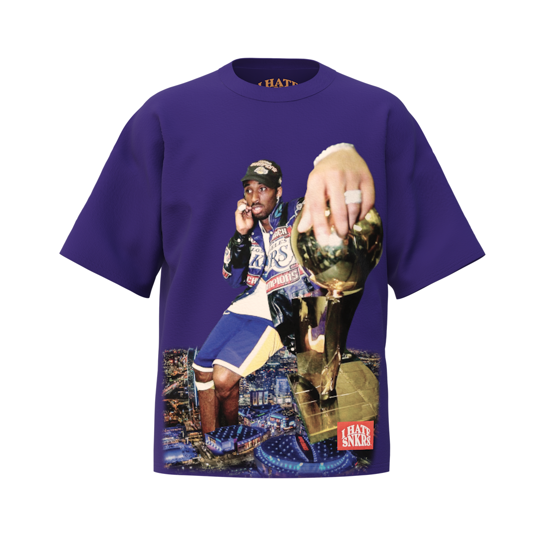 THE BEAN IS KING TEE PURPLE (Order Ships Within 2 Weeks Or Less After CyberMonday!! All Sales Final No Exchanges)