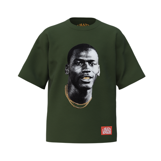 GOLD MOUTH TEE IVY GREEN (Order Ships Within 2 Weeks Or Less After CyberMonday!! All Sales Final No Exchanges)