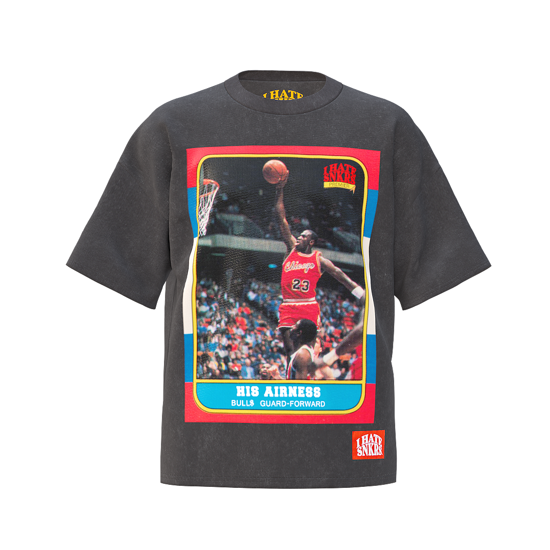 HIS AIRNESS TEE VINTAGE - Rookie Card Edition (Order Ships Within 2 Weeks Or Less After CyberMonday!! All Sales Final No Exchanges)